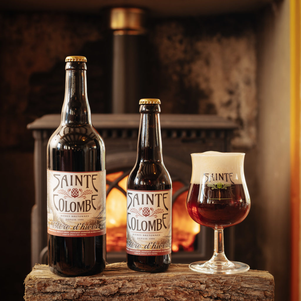 Bière d’Hiver artisanale de la Brasserie Sainte Colombe près de Rennes