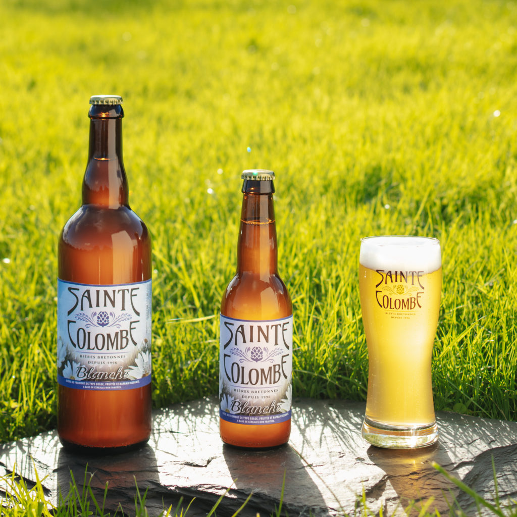 Bière blanche bio artisanale de la Brasserie Sainte Colombe près de Rennes