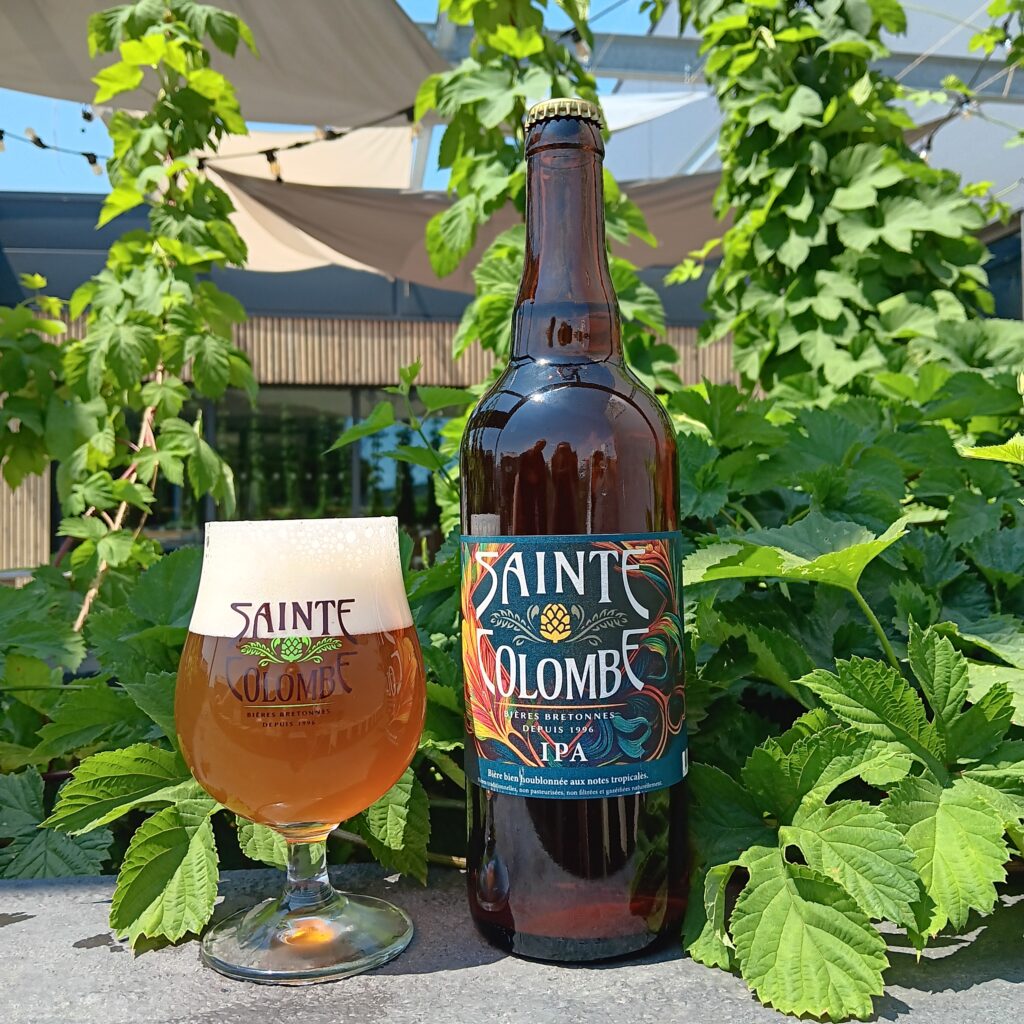 Bière IPA bio artisanale de la Brasserie Sainte Colombe près de Rennes